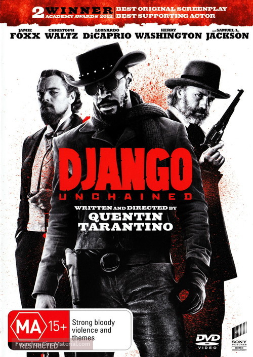 Django Unchained - Australian DVD movie cover