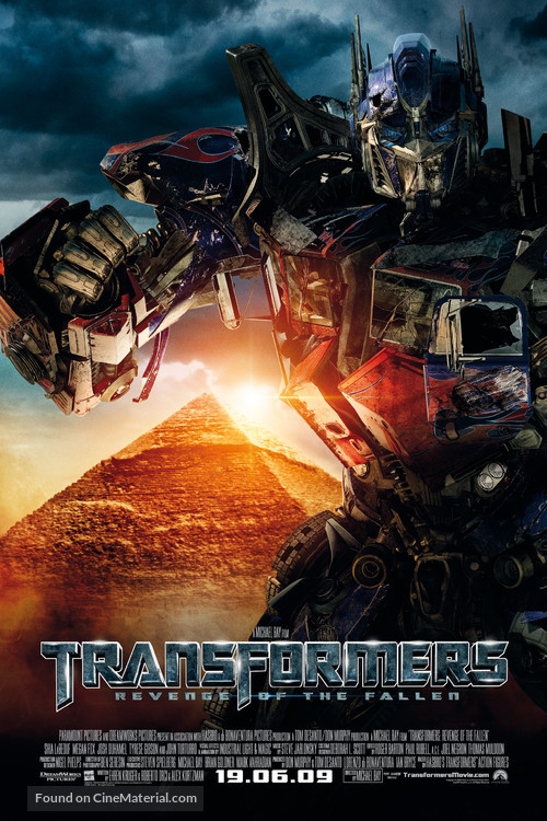 Transformers: Revenge of the Fallen - British Movie Poster