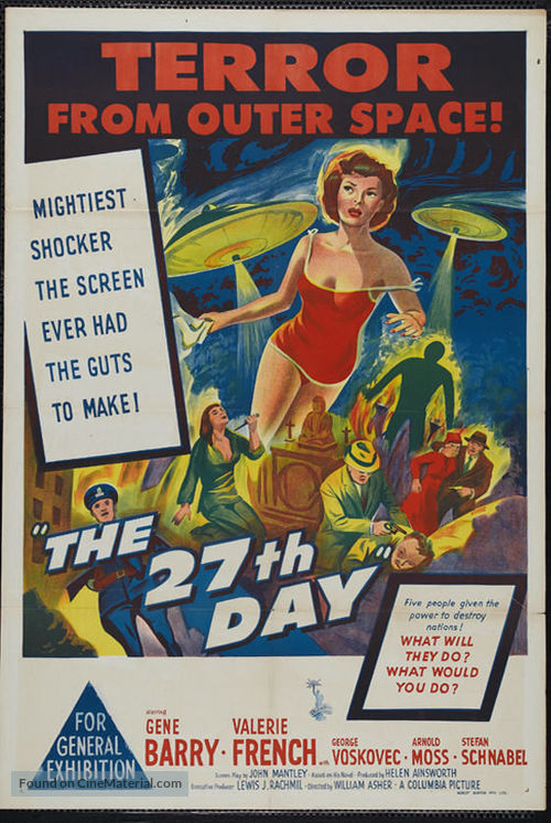 The 27th Day - Australian Movie Poster
