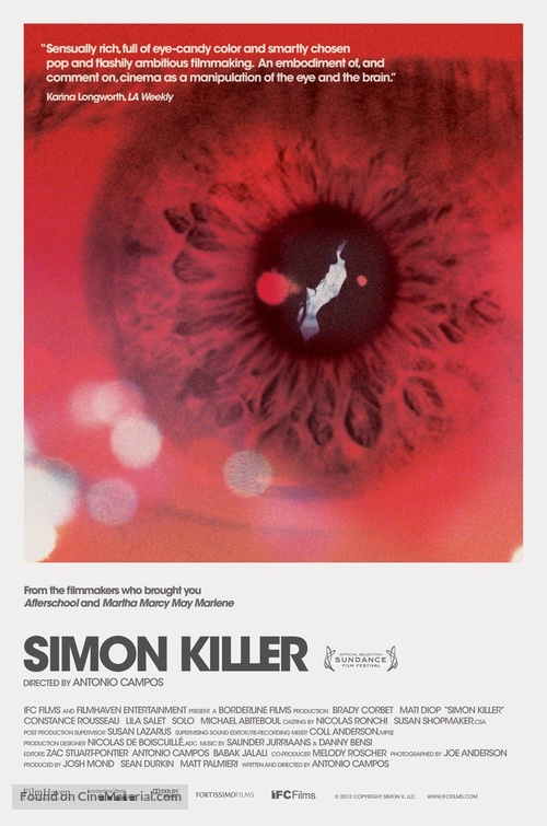 Simon Killer - Movie Poster