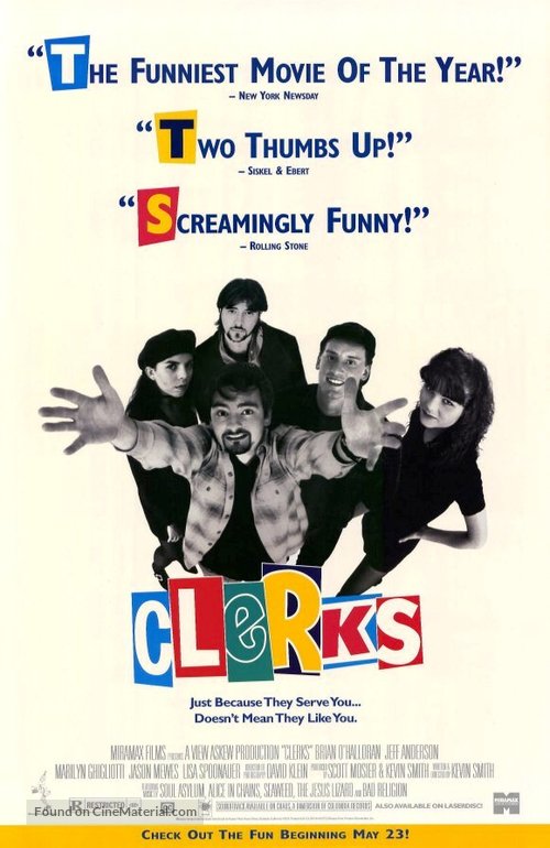 Clerks. - Movie Poster