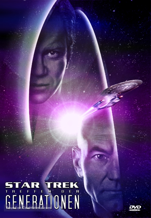 Star Trek: Generations - German DVD movie cover