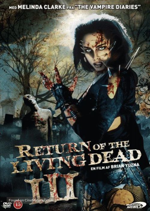 Return of the Living Dead III - Danish DVD movie cover