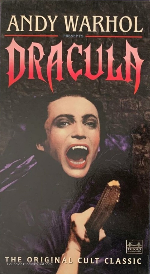 Blood for Dracula - VHS movie cover