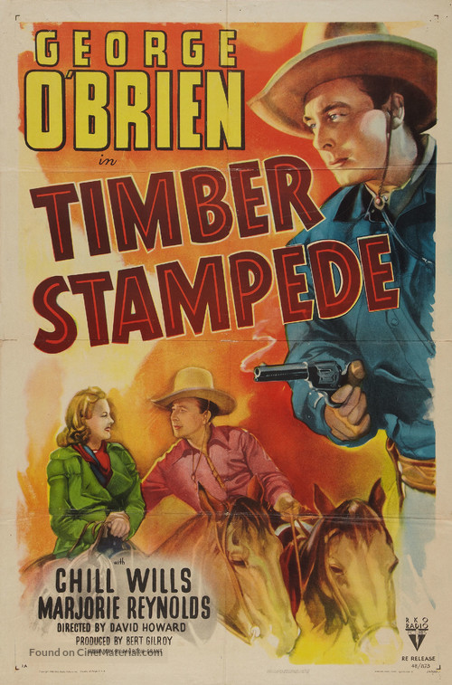 Timber Stampede - Re-release movie poster