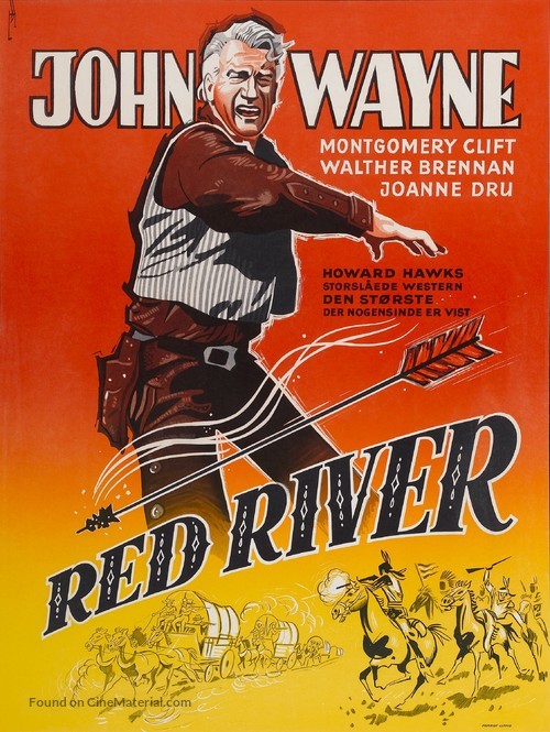 Red River - Danish Movie Poster