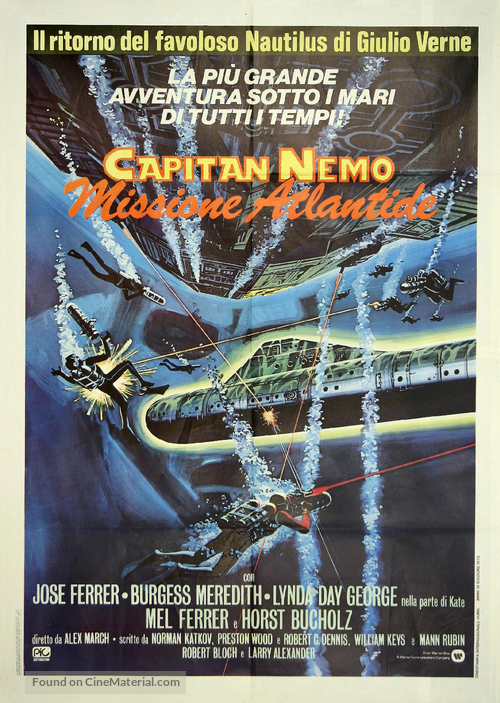 The Return of Captain Nemo - Italian Movie Poster