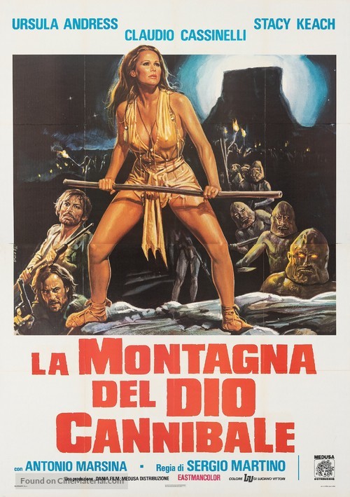 La montagna del dio cannibale - Italian Movie Poster