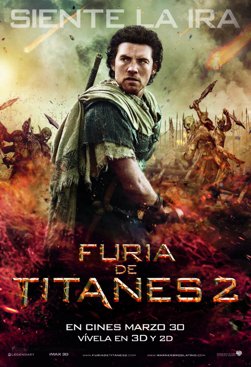 Wrath of the Titans - Colombian Movie Poster