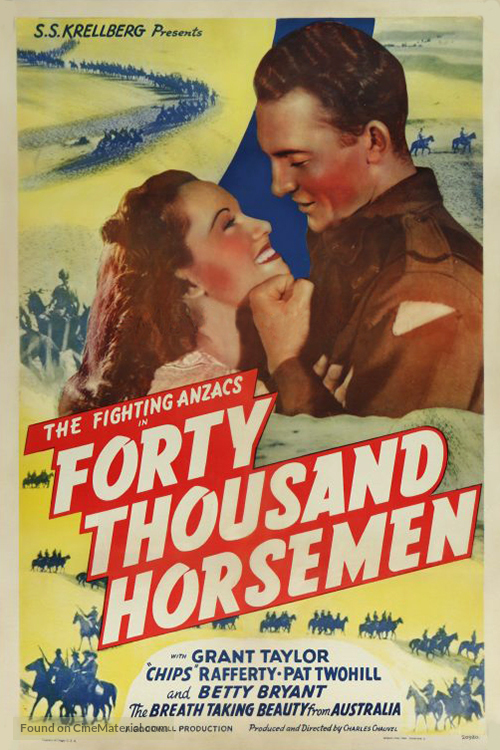 40,000 Horsemen - Australian Movie Poster