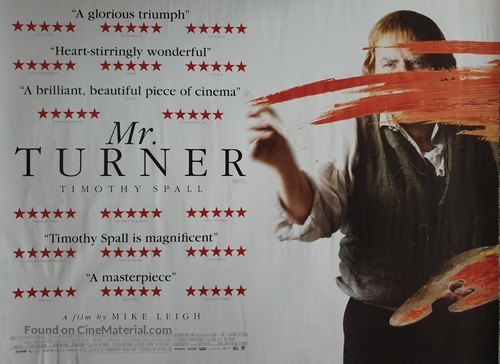 Mr. Turner - British Movie Poster