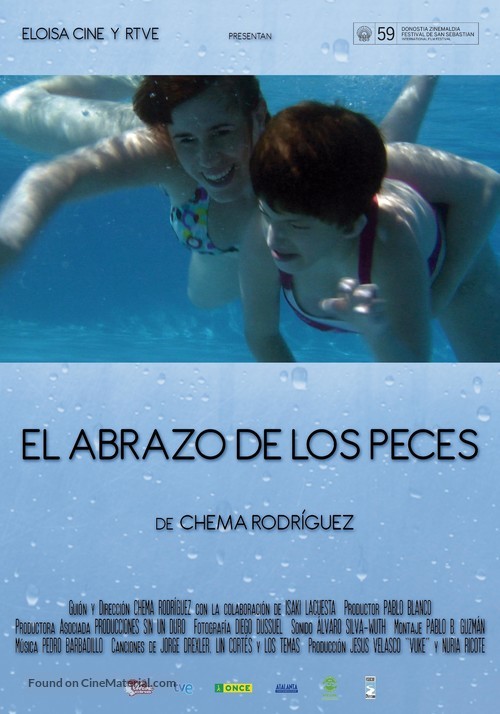 El abrazo de los peces - Spanish Movie Poster