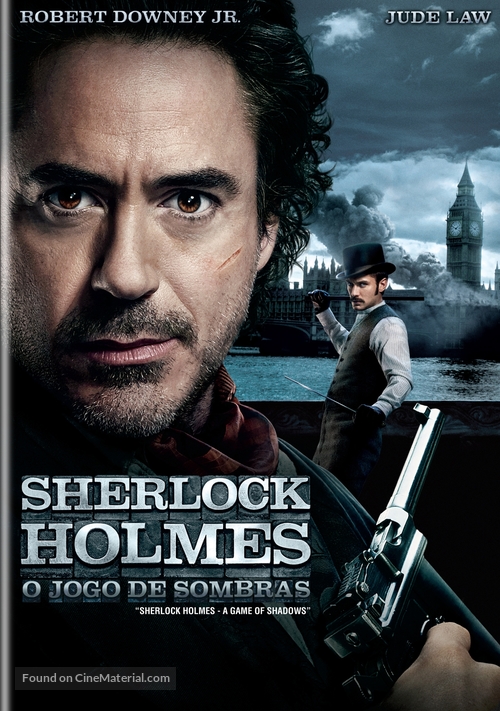 Sherlock Holmes: A Game of Shadows - Brazilian Movie Cover