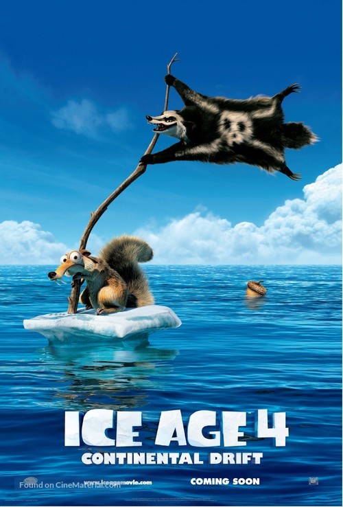 Ice Age: Continental Drift - Movie Poster