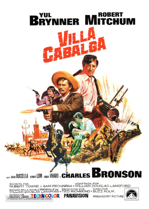 Villa Rides - Spanish Movie Poster