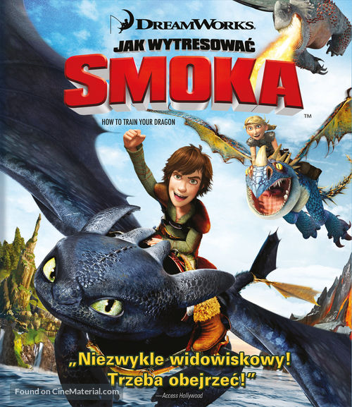 How to Train Your Dragon - Polish Blu-Ray movie cover