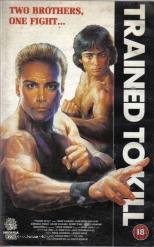 Trained to Kill - British VHS movie cover