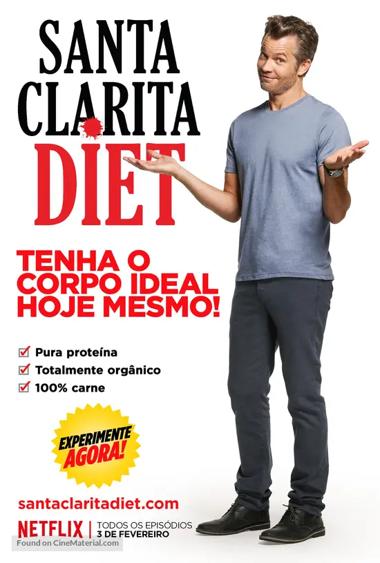 &quot;Santa Clarita Diet&quot; - Brazilian Movie Poster