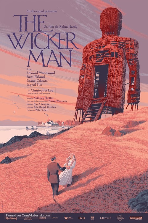 The Wicker Man - French Re-release movie poster