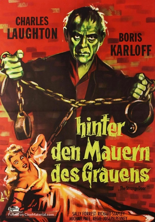 The Strange Door - German Movie Poster