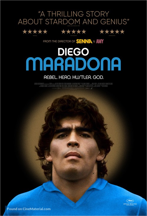 Diego Maradona - British Movie Poster