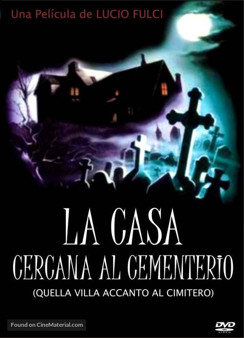 Quella villa accanto al cimitero - Venezuelan DVD movie cover