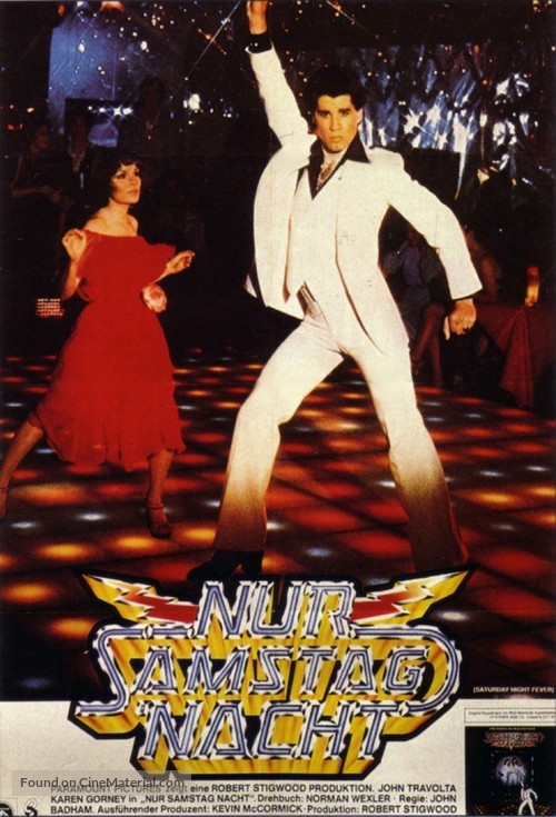 Saturday Night Fever - German Movie Poster