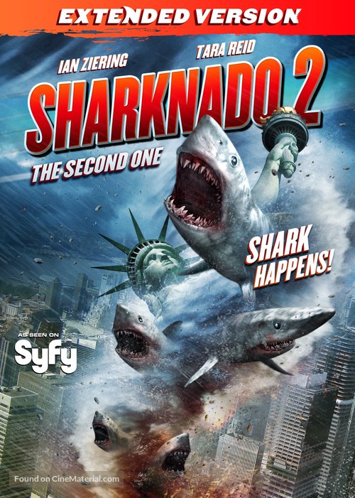 Sharknado 2: The Second One - DVD movie cover