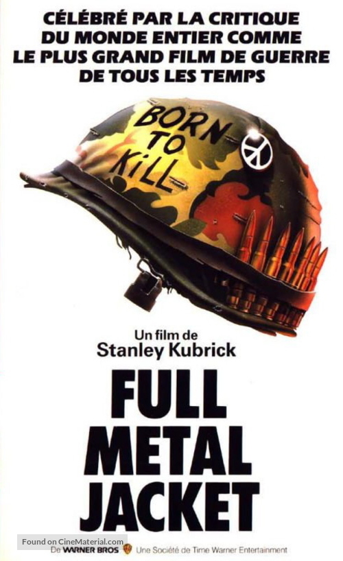 Full Metal Jacket - French VHS movie cover