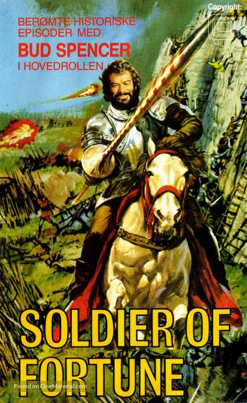 Il Soldato Di Ventura - Norwegian VHS movie cover