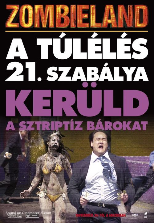 Zombieland - Hungarian Movie Poster