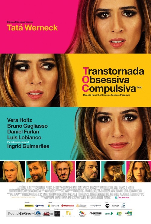 TOC: Transtornada Obsessiva Compulsiva - Brazilian Movie Poster