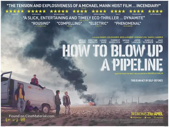 How to Blow Up a Pipeline - British Movie Poster