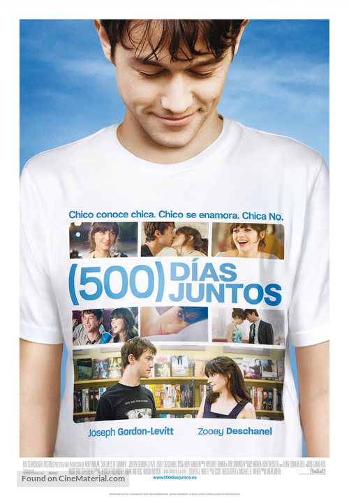 (500) Days of Summer - Spanish Movie Poster
