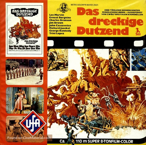 The Dirty Dozen - German Movie Cover