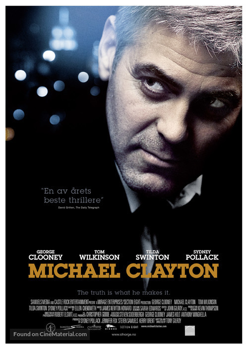 Michael Clayton - Norwegian Movie Poster
