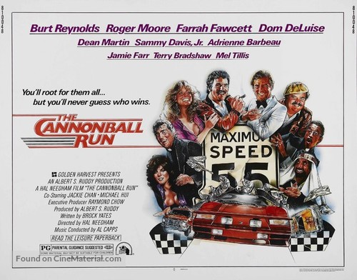 The Cannonball Run - Movie Poster