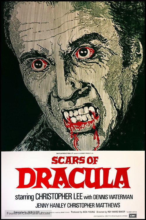 Scars of Dracula - British Movie Poster