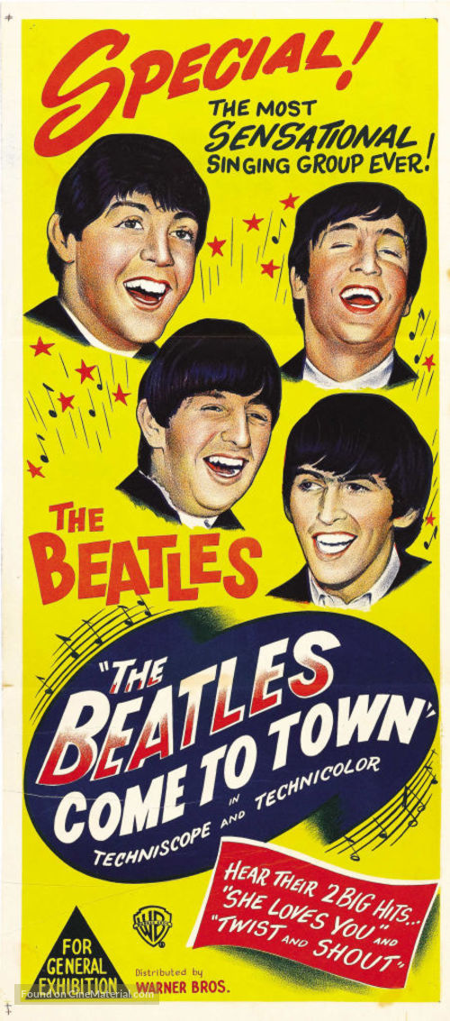 The Beatles Come to Town - Australian Movie Poster