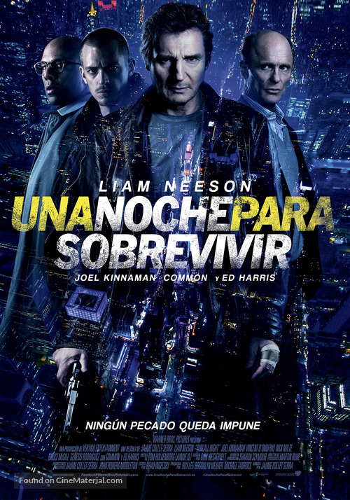 Run All Night - Spanish Movie Poster