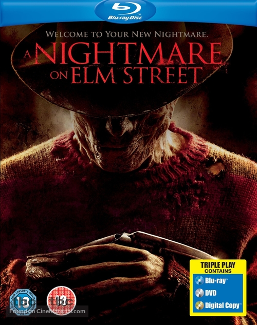 A Nightmare on Elm Street - British Blu-Ray movie cover