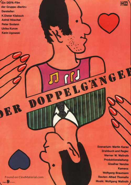 Der Doppelg&auml;nger - German Movie Poster