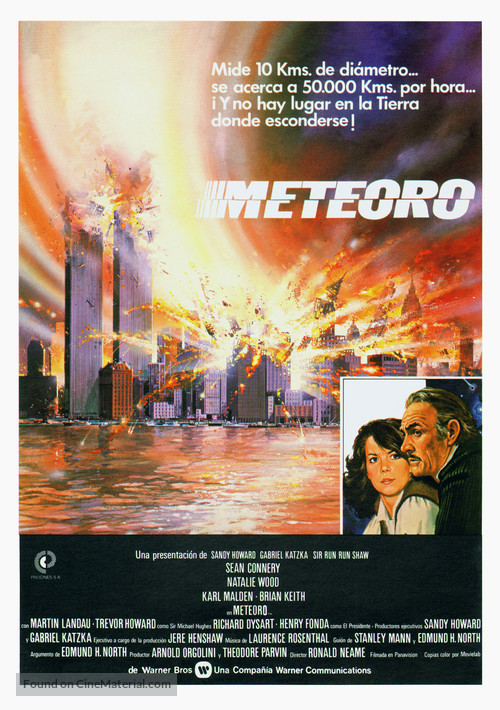 Meteor - Spanish Movie Poster