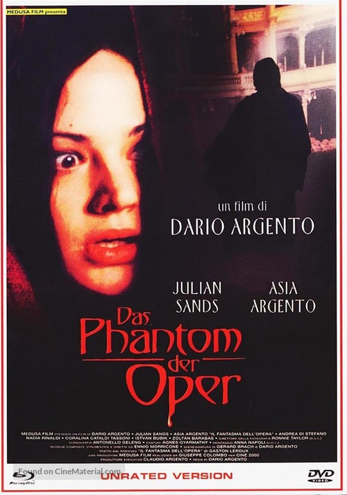 Il fantasma dell&#039;opera - German Blu-Ray movie cover