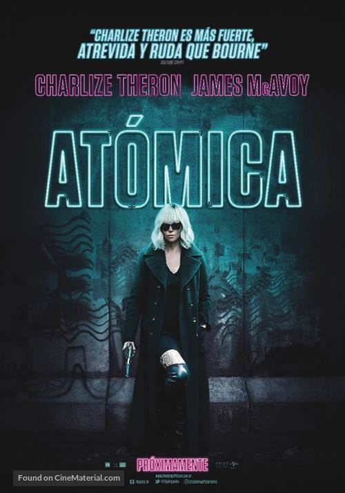 Atomic Blonde - Argentinian Movie Poster