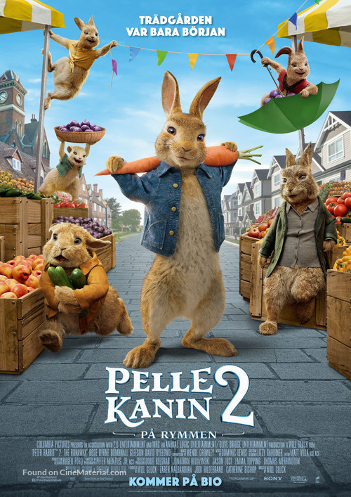 Peter Rabbit 2: The Runaway - Swedish Movie Poster