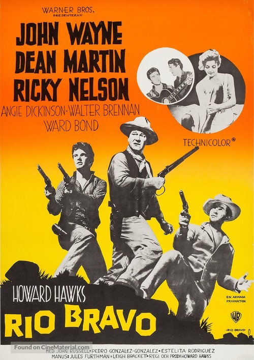 Rio Bravo - Swedish Movie Poster