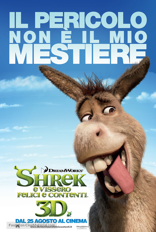Shrek Forever After - Italian Movie Poster