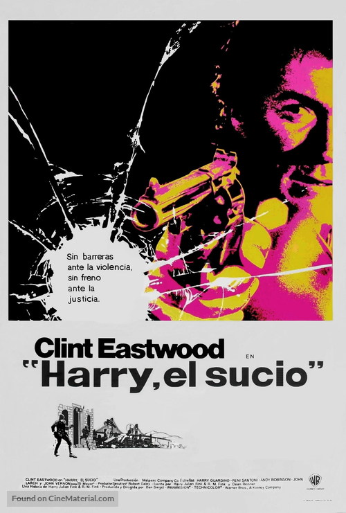 Dirty Harry - Argentinian Movie Poster