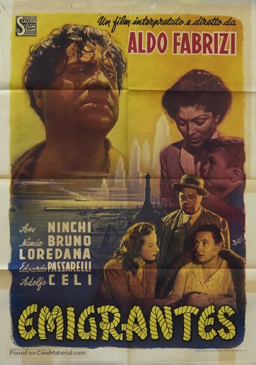Emigrantes - Italian Movie Poster